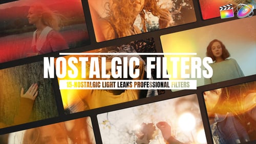Nostalgic Light Leaks Professional Filters For Final Cut X and Apple Motion