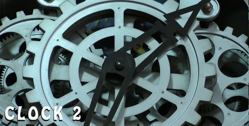 Close Up of Circular Gears Turning