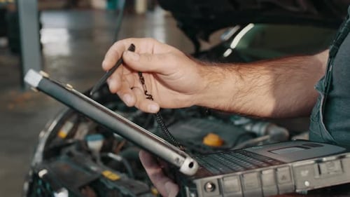 Auto Service Maintenance Concept