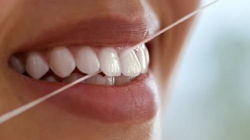 Teeth Flossing