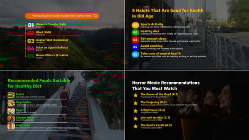Titel für Davinci Resolve auflisten