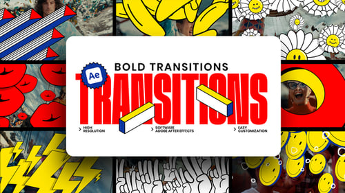 Bold Transitions for After Effects