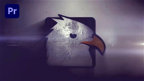 Dynamic Cinematic Logo Reveal with Textured Light Effects