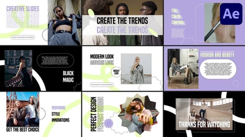 Fashion Creative Scenes for After Effects