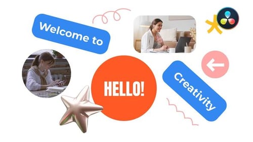 Bright Design Intro for DaVinci Resolve