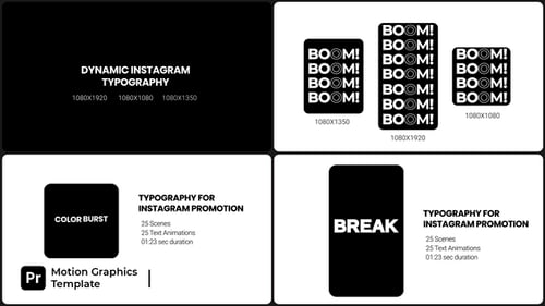 Dynamic Instagram Typography PP
