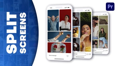 Split Screen Transitions, Elements ft. 2 split screen & best ...