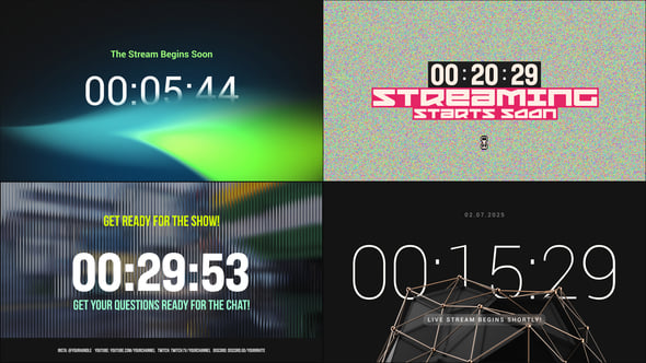 Stream Countdown, Infographics ft. countdown timer & countdown time ...