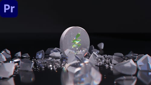 Falling Crystall Sphere Logo | MOGRT