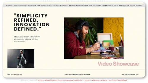 Portfolio Promo - Video Showcase