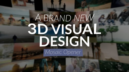 Photo Displays in 3D Spaces Slideshow