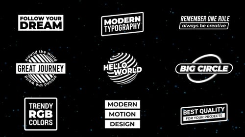 Dynamic Modern Text Animations with RGB Glitch Effects