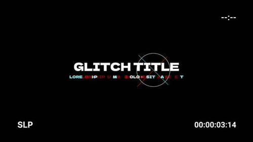 Glitch Titles | AE