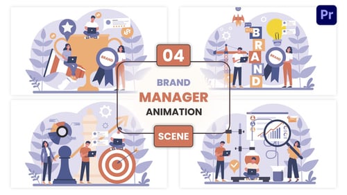 Business Management Illustration Animation Scene, Elements ft. adobe ...