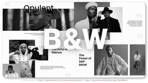 Black and White Promo Showcase