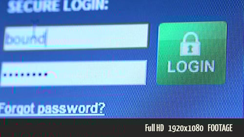 Typing Username and Password Into Login Interface