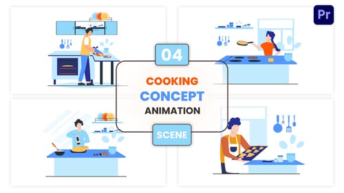 Cooking Concept Animation Scene, Elements ft. animation & bakery - Envato