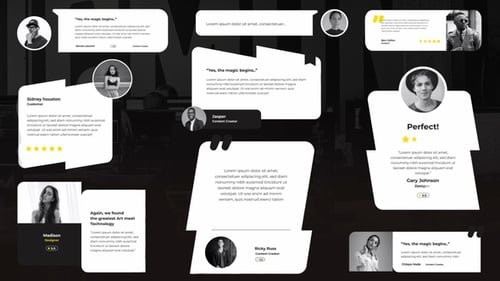 MInimalist Testimonial & Review Pack