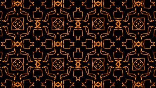 Abstract orange geometric