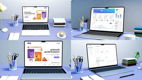 Office Laptop Mockups