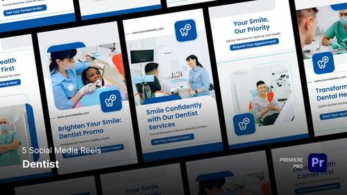 Social Media Reels - Dentist Premiere Pro Templates