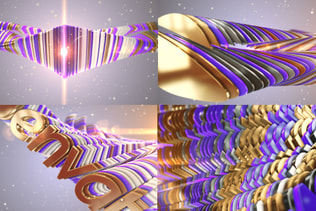 Layered Logo Text Element 3d Opener