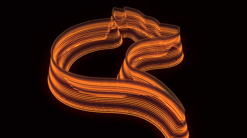 Dynamic Neon Line Logo Reveal