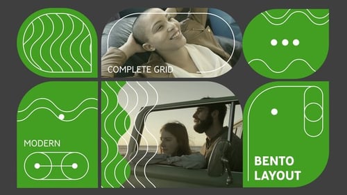 Grade geométrica moderna de Bento