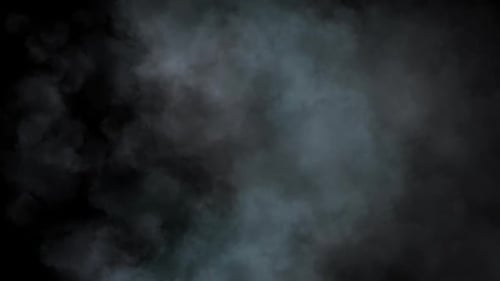 Dark Atmospheric Smoke Flowing Overlay Background