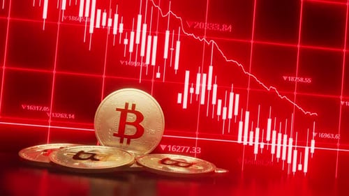 Abwärtstrend bei Bitcoin 4K