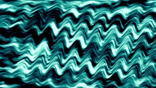 verschlungenes flüssiges Chaos