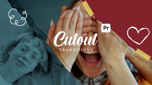 Paper Cut Out Transitions for Premiere Pro