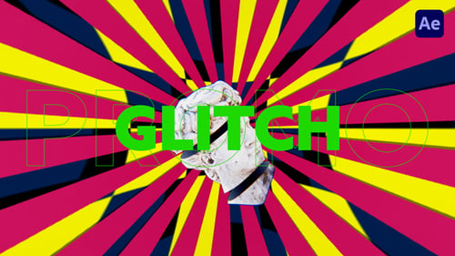 3D Glitch Titles