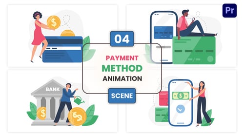Payment Method Animation | After Effects, Elements ft. aep & animation ...