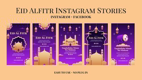 Eid Alfitr Instagram-Geschichten