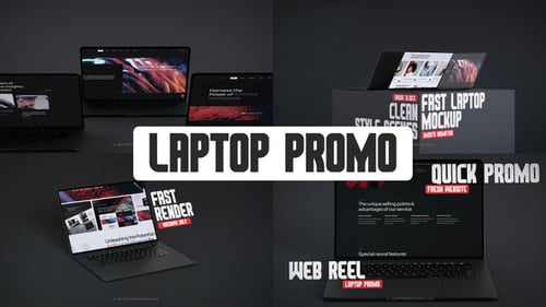 Fast Laptop Website Promo