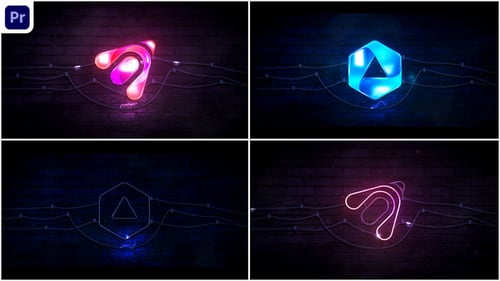 Neon Logo Animation V.2