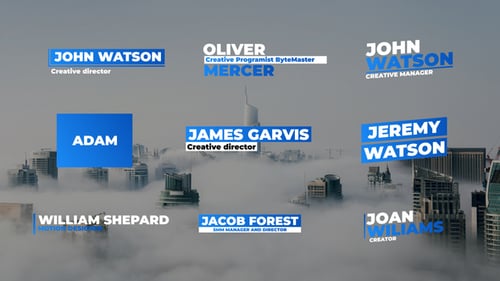 Corporate Lower Thirds | AE