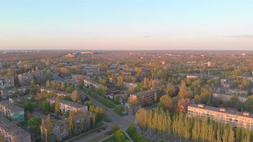 Old Residential Buildings City