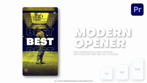 Vertical Modern Slideshow - Reels, Post, Shorts