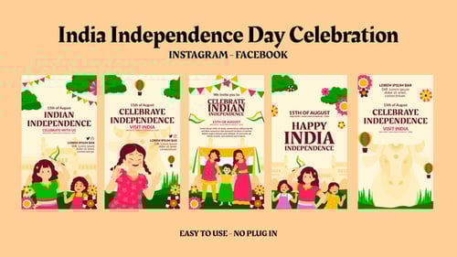 India Independence Day Instagram Stories