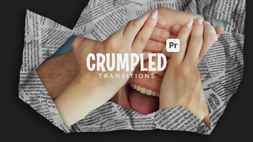 Crumpled Paper Transitions for Premiere Pro