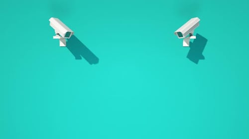 3D Security Cameras Monitoring and Tracking Motion