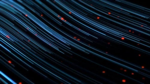 Neon-Linien-Feld