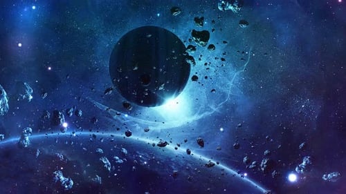 Weltraumplanet 4K