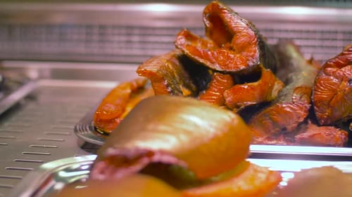 Smoked Fish on Tray