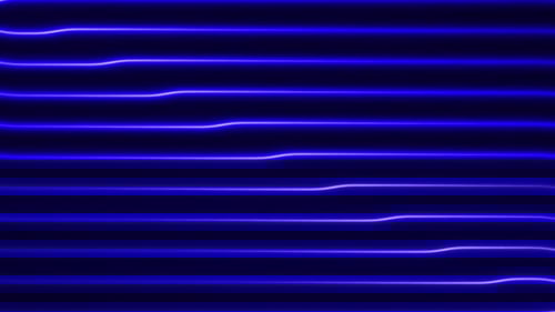 Abstract Blue Line Waves Loop Background