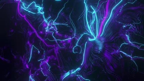 4K Sci Fi Credits Background Loop V2