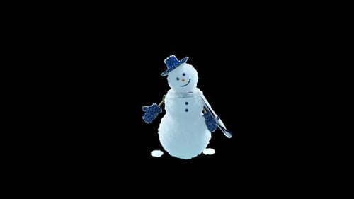 52 Snowman Dancing HD