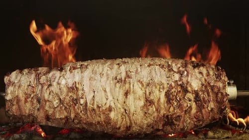 Doner Meat Close-Up